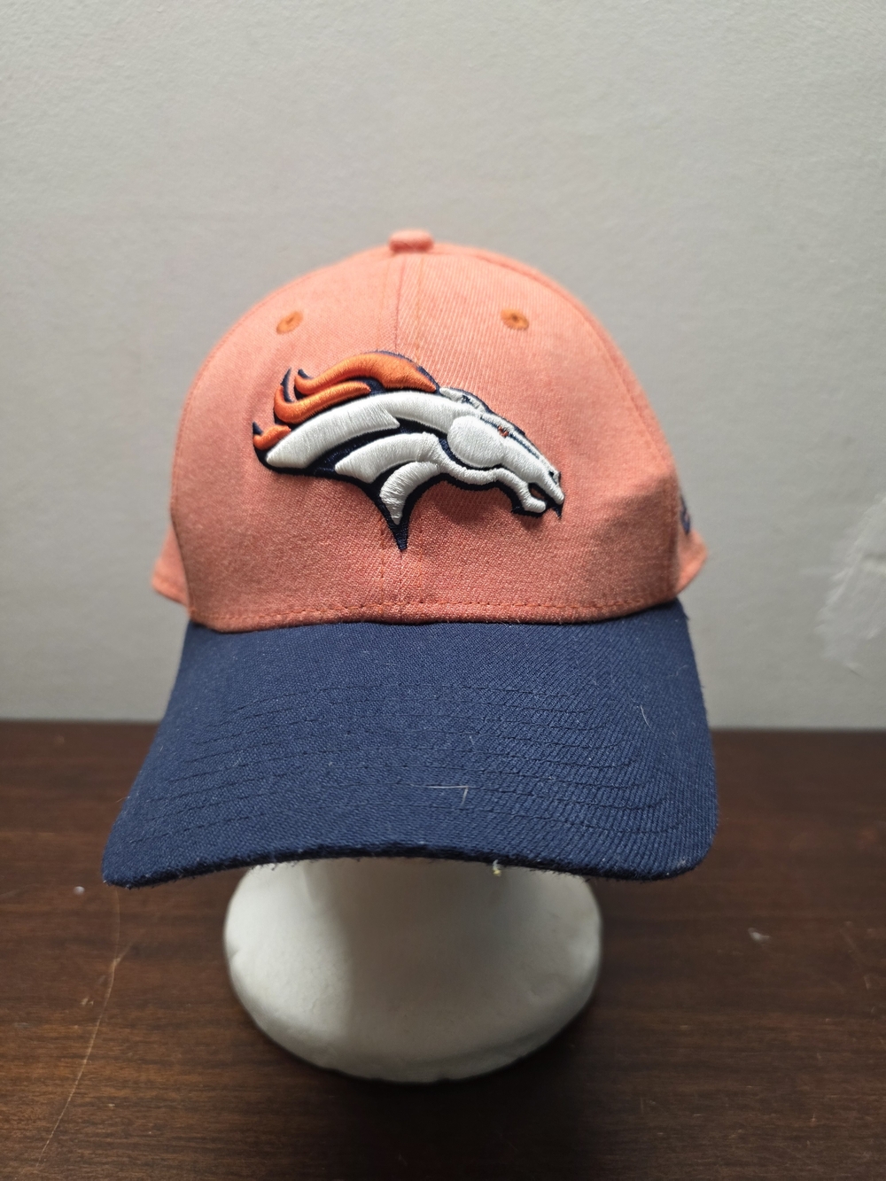 New Era Orange and Navy Denver Broncos Logo Cap